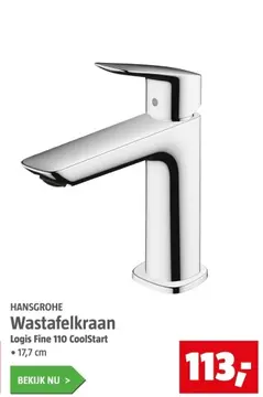 Aanbieding: Wastafelkraan