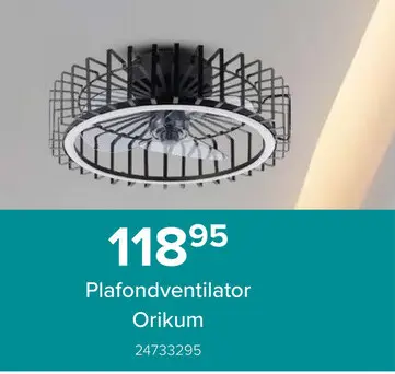 Promotie: Plafondventilator