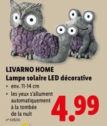 Offre: Lampe solaire LED décorative