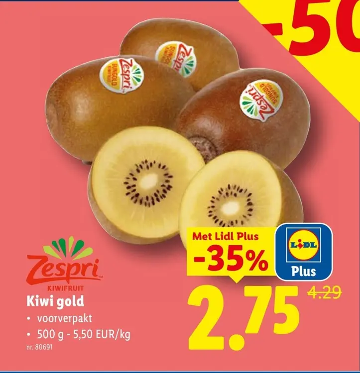Promotie: Kiwi gold