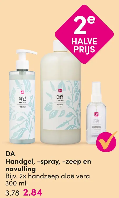 Aanbieding: Handgel, -spray, -zeep en navulling