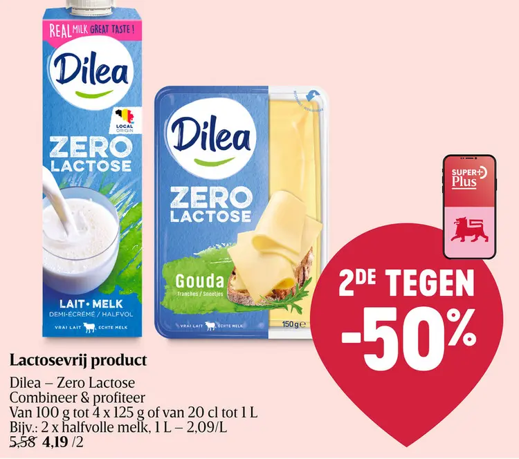 Promotie: Lactosevrij product