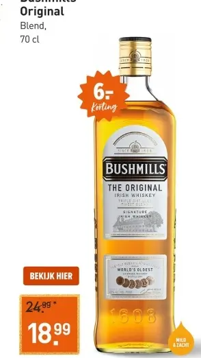 Aanbieding: Bushmills Original