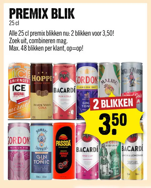 Aanbieding: Premix blik