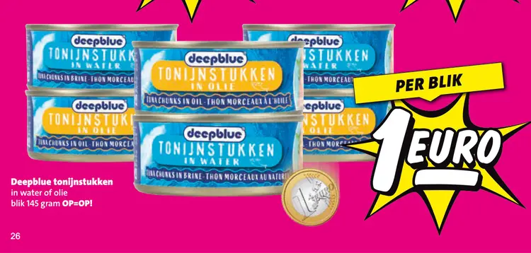 Aanbieding: Tonijnstukken