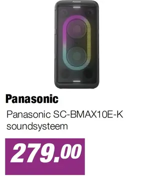 Aanbieding: Panasonic SC-BMAX10E-K soundsysteem