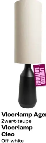 Aanbieding: Vloerlamp Agena Taupe