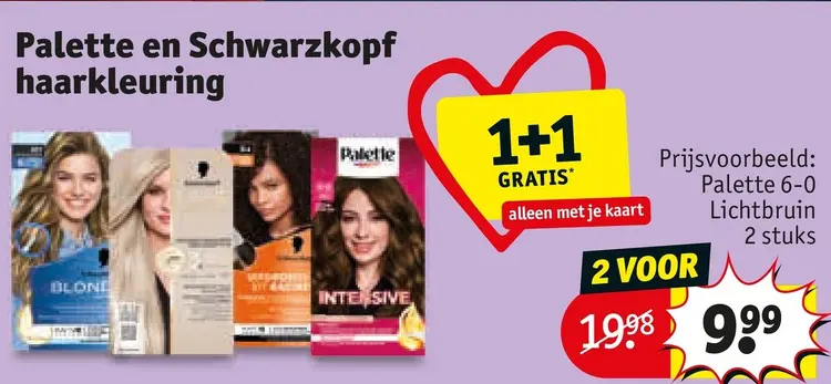Aanbieding: Palette en Schwarzkopf haarkleuring