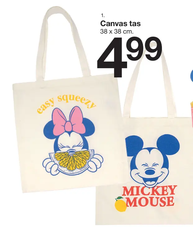 Promotie: Canvas tas
