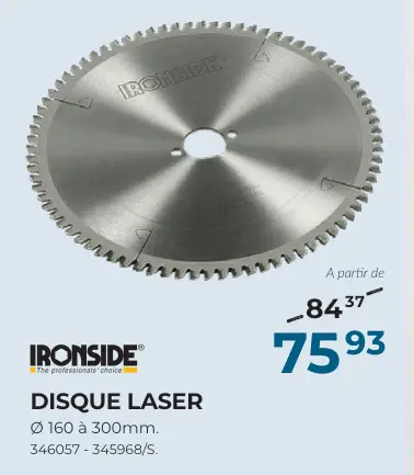 Offre: Disque laser