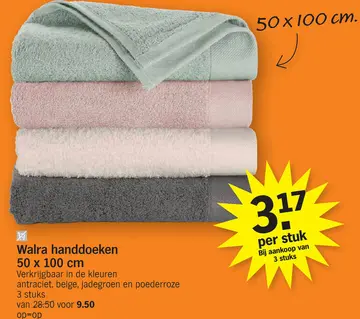 Aanbieding: Walra handdoeken