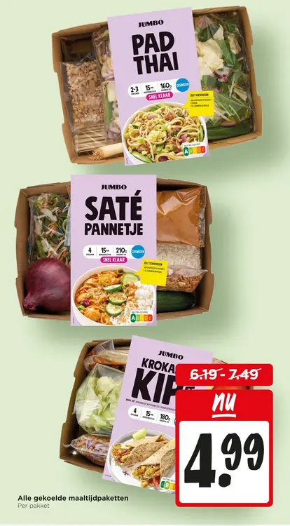 Aanbieding: Alle gekoelde maaltijdpakketten