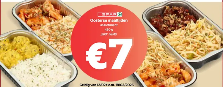 Promotie: Oosterse maaltijden