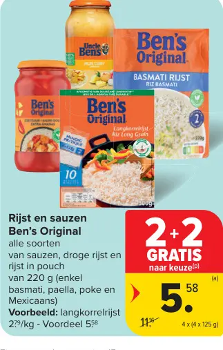 Promotie: Rijst en sauzen