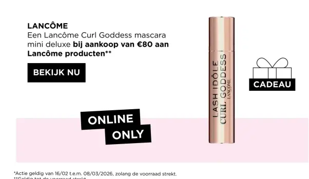Promotie: Curl Goddess mascara mini deluxe