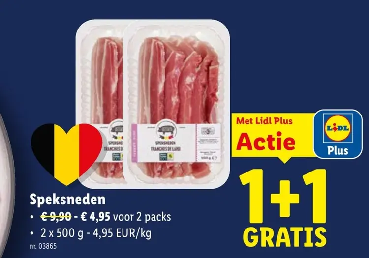 Promotie: Speksneden