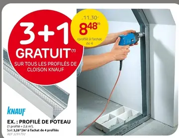 Offre: Profilé de poteau