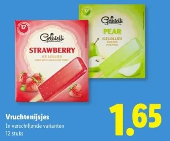 Aanbieding: Vruchtenijsjes