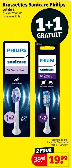 Offre: Brossettes Sonicare