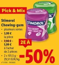 Offre: Chewing-gum