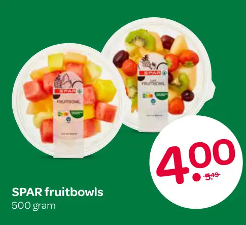 Aanbieding: Fruitbowls