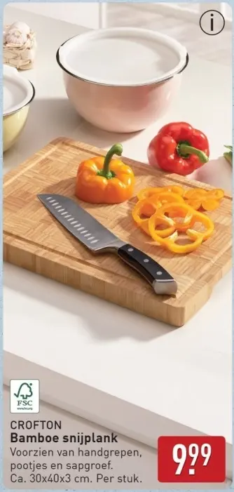 Aanbieding: Bamboe snijplank