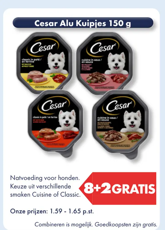 Aanbieding: Cesar Alu Kuipjes