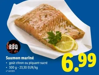 Offre: Saumon mariné