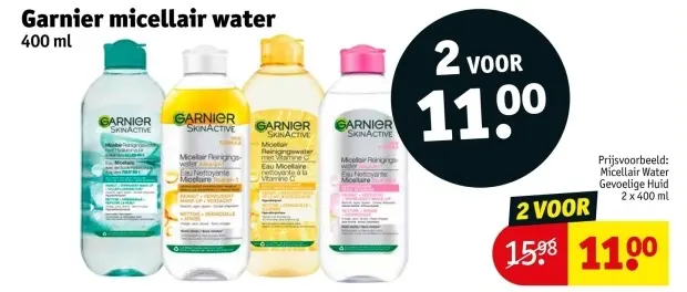 Aanbieding: micellair water