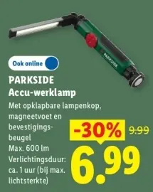 Aanbieding: Accu-werklamp