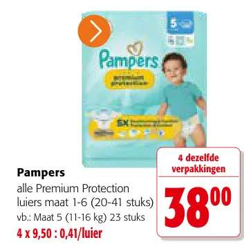 Promotie: Pampers