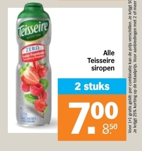 Aanbieding: Teisseire siropen