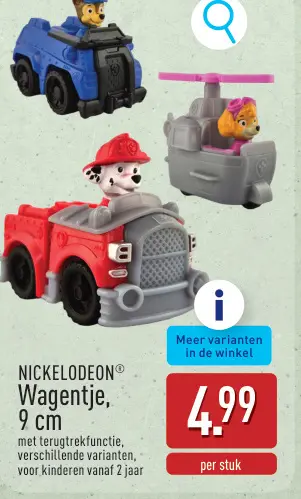 Promotie: Wagentje