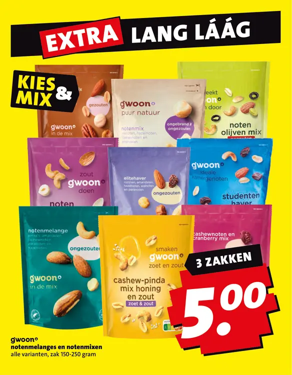 Aanbieding: Notenmelanges en notenmixen