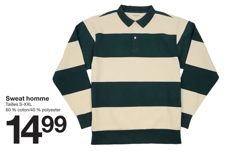 Offre: Sweat homme