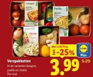 Aanbieding: Verspakketten