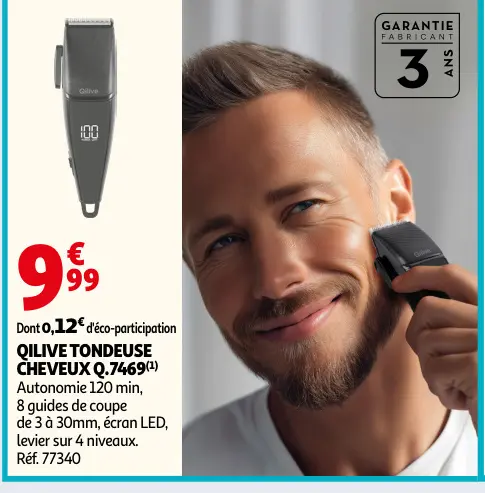 Offre: Tondeuse cheveux q.7469