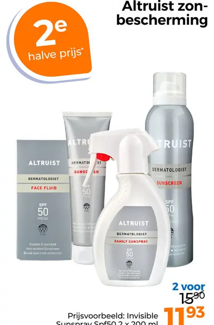 Aanbieding: Altruist zon-bescherming