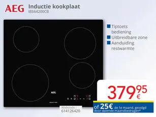 Aanbieding: AEG Inductie kookplaat