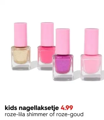 Aanbieding: kids nagellaksetje