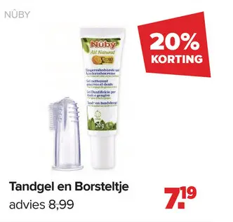 Aanbieding: Tandgel en Borsteltje