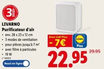 Offre: Purificateur d'air