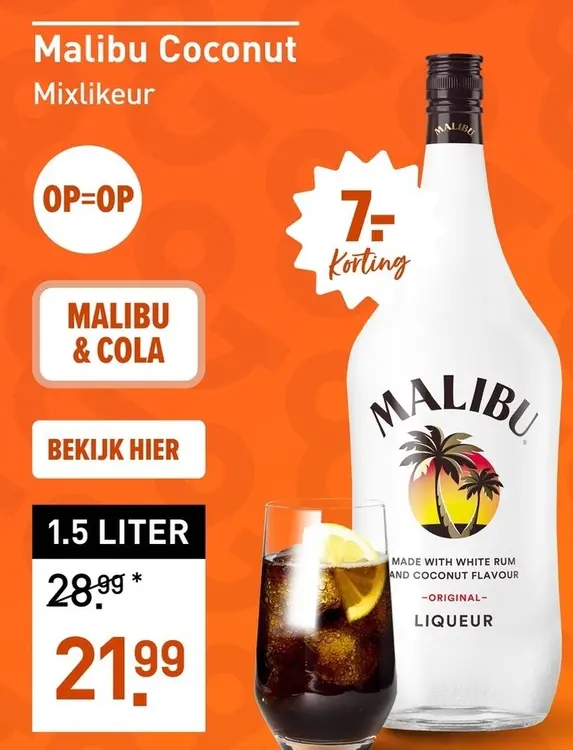 Aanbieding: Malibu Coconut