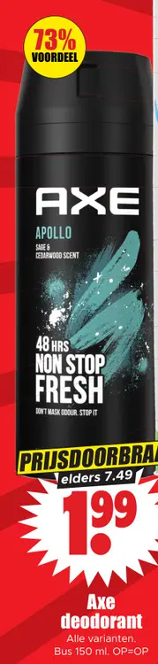 Aanbieding: Axe deodorant