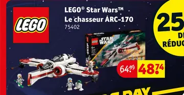 Offre: LEGO® Star Wars™™ Le chasseur ARC-170