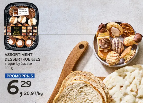 Promotie: Assortiment dessertkoekjes