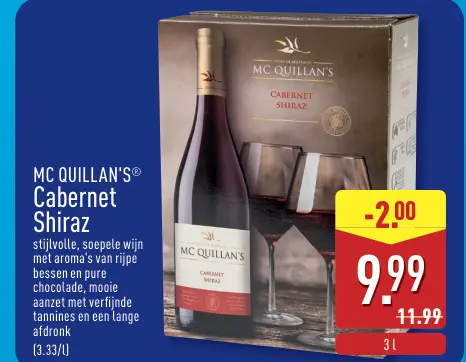 Promotie: Cabernet Shiraz