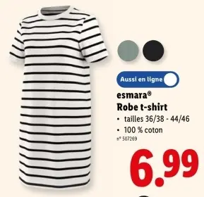 Offre: Robe t-shirt