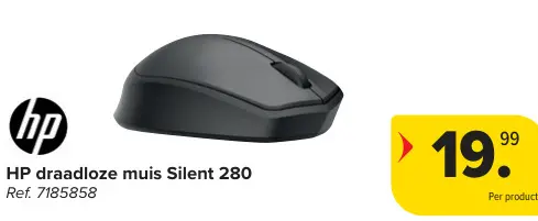 Promotie: Draadloze muis Silent 280