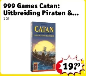 Aanbieding: 999 Games Catan: Uitbreiding Piraten &...